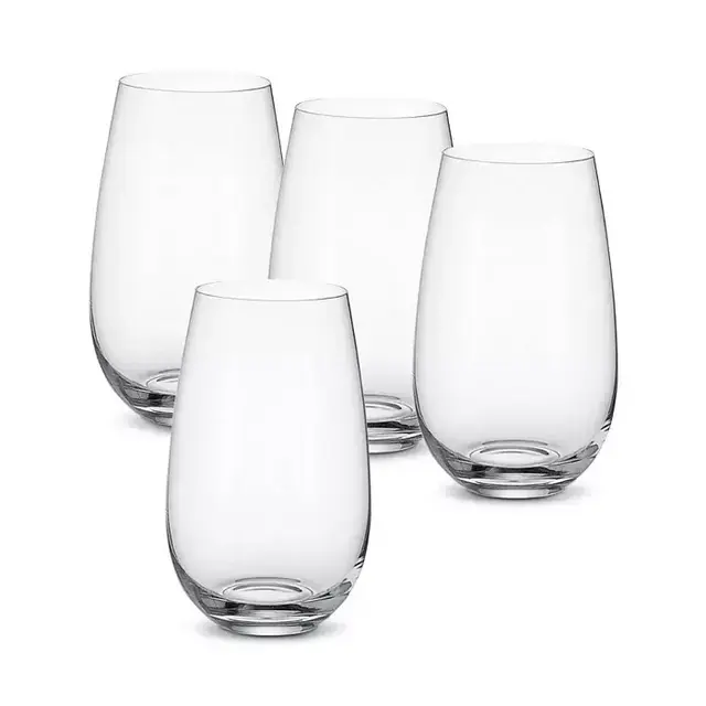 Entree Water Tumbler/Cocktail Glasses, Set of 4