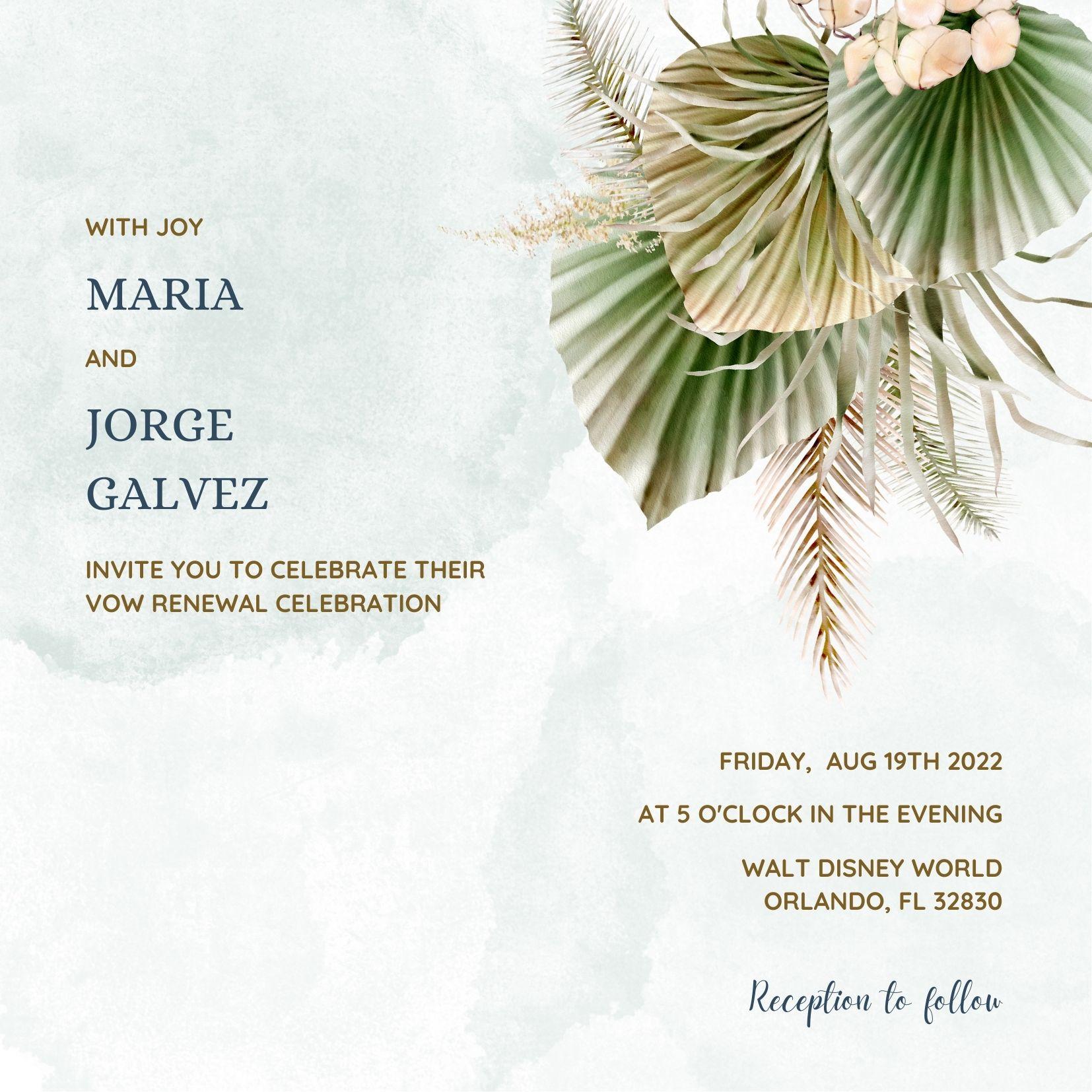 The Wedding Website of Maria Galvez and Jorge Galvez