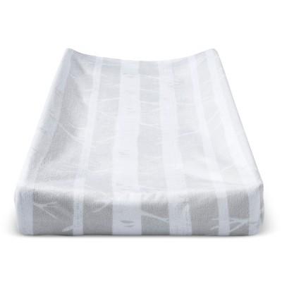 Plush Changing Pad Cover Trees - Cloud Island™ - Gray