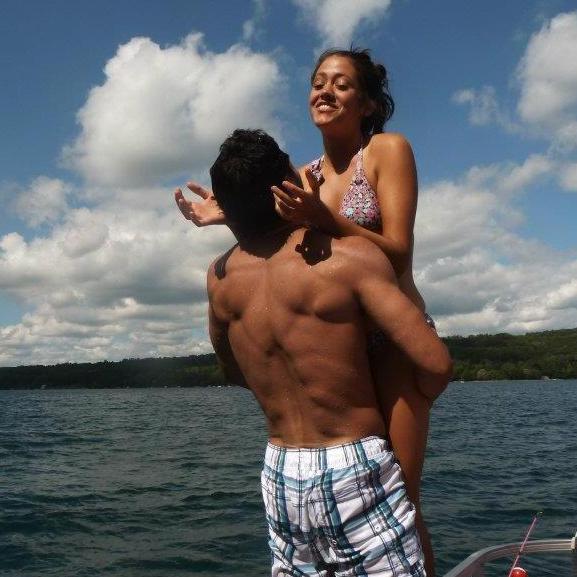 The first picture we took together. Summer 2012.
