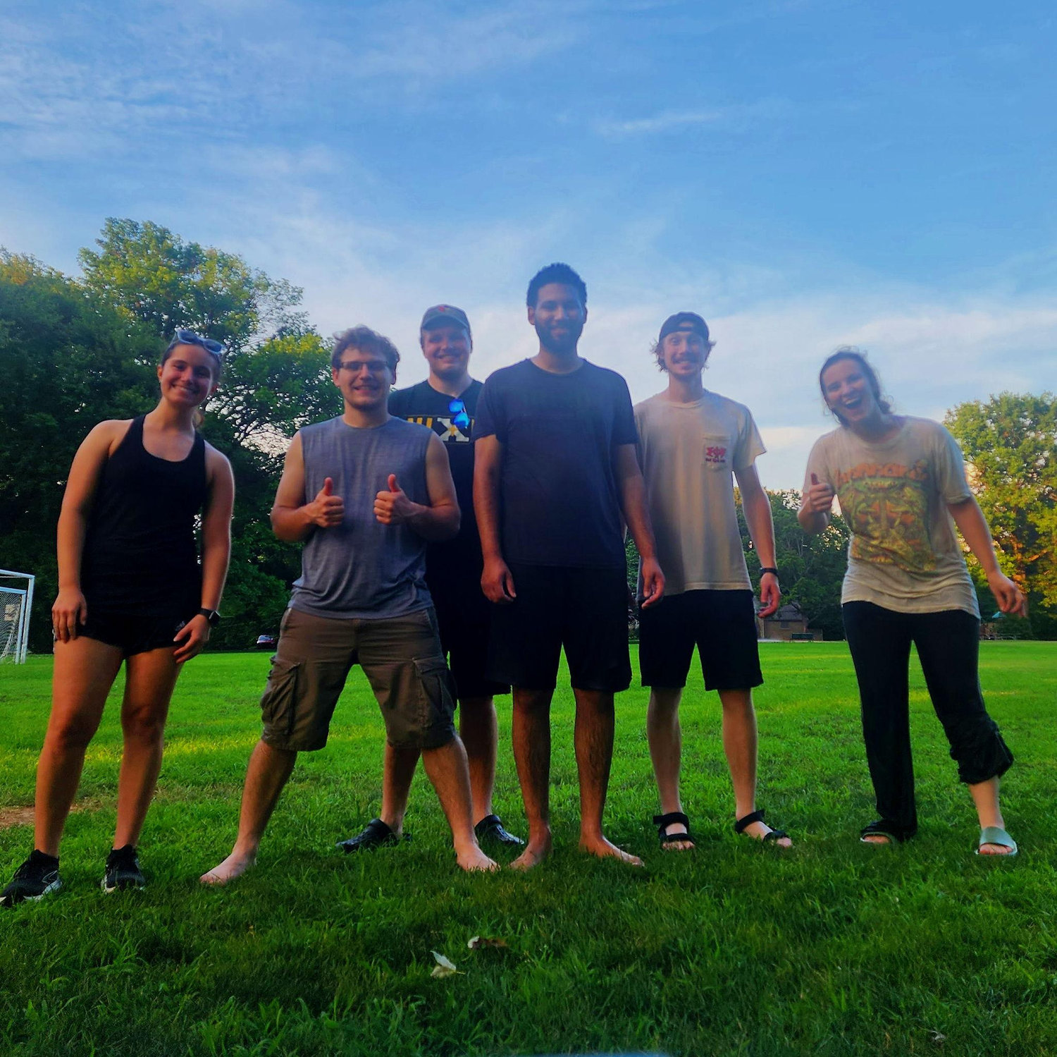 Summer water balloon fight with friends!