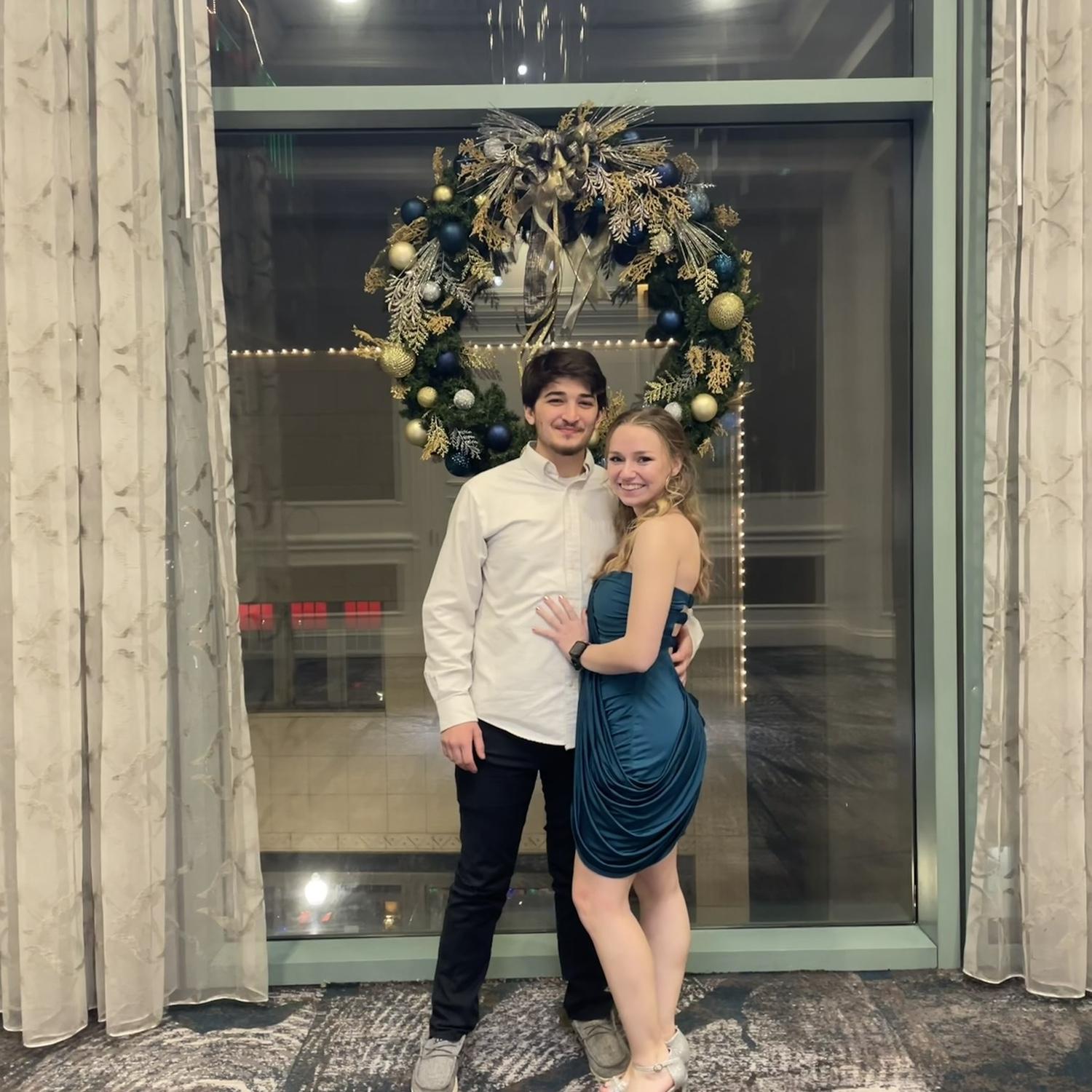 This is Andrew’s second work christmas party! Unfortunately I don’t think we got pictures of the first one haha