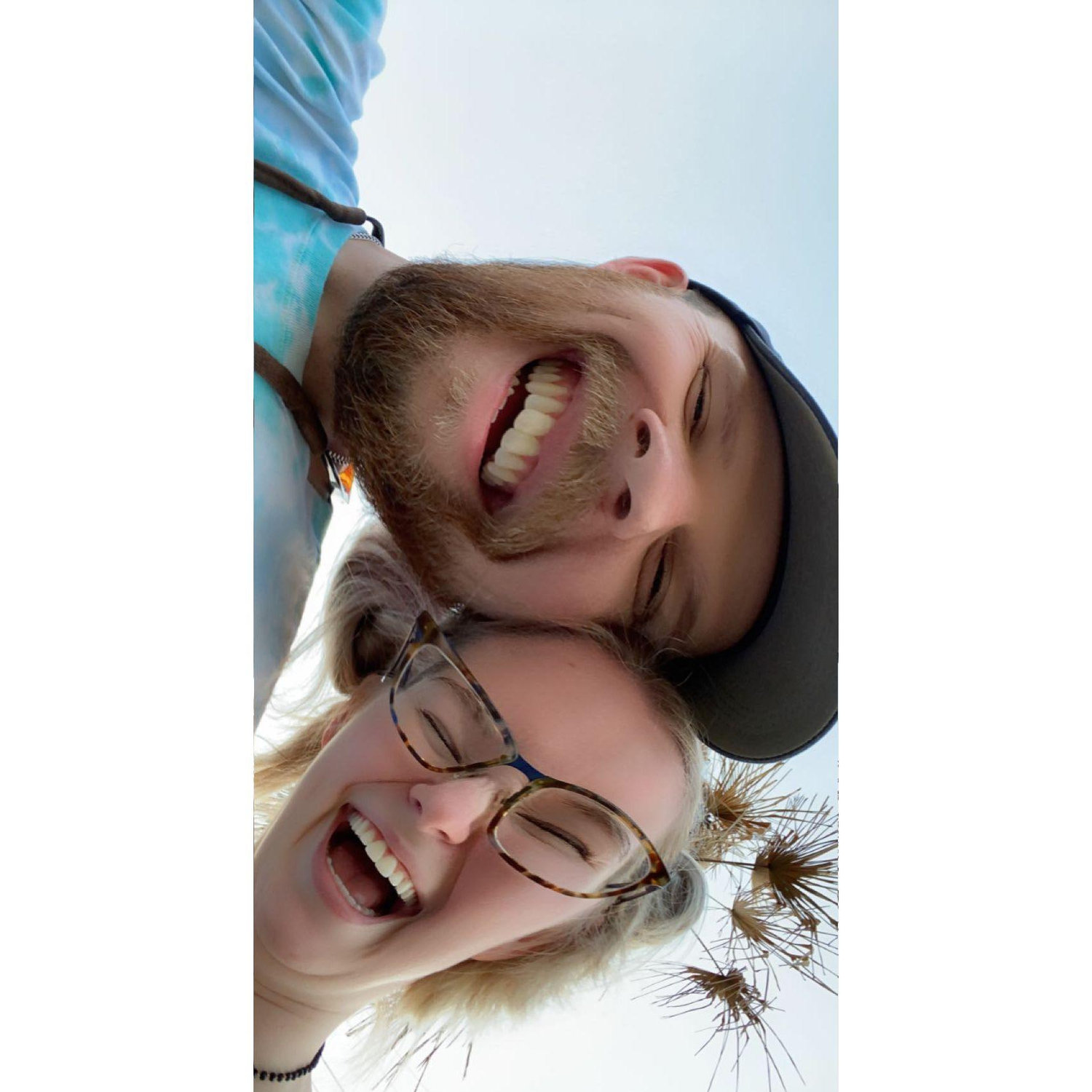 We love laughing together.