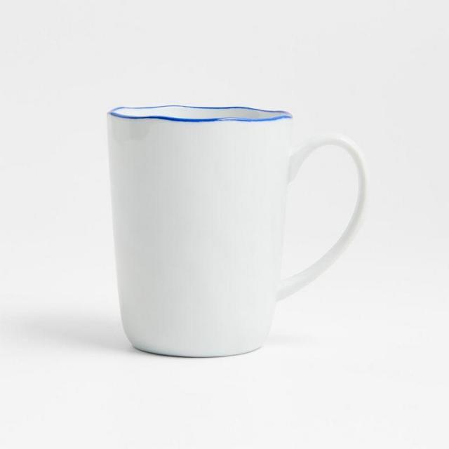 Mercer Blue Rim Mug