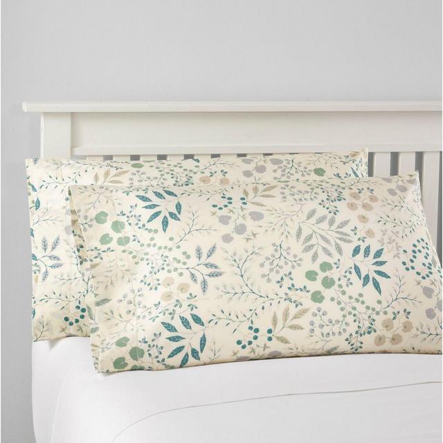 280-Thread-Count Pima Cotton Percale Pillowcases, Print, Set of Two