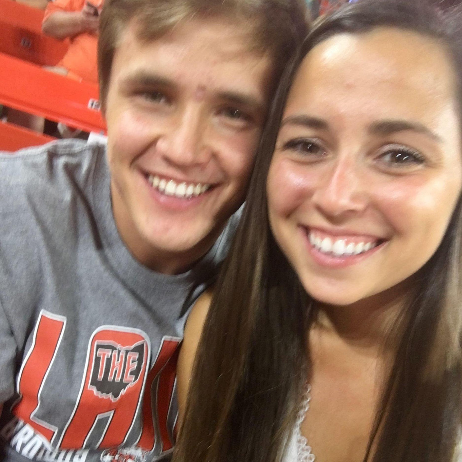 Brooke's first Browns game