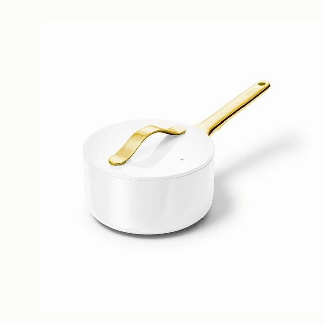 Caraway 3 qt Sauce Pan with Lid - White