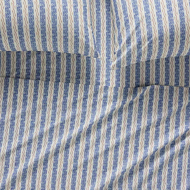 Organic Cotton Sateen Printed Sheet Set