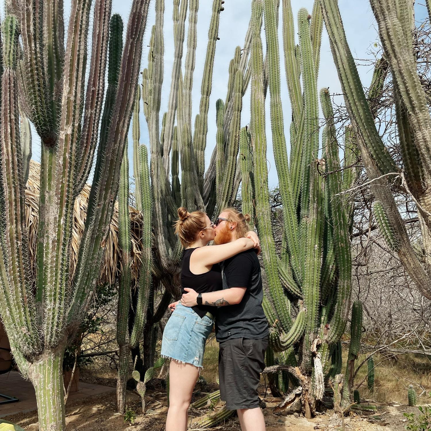 Reunited in Aruba after 9 months apart, May/June 2021