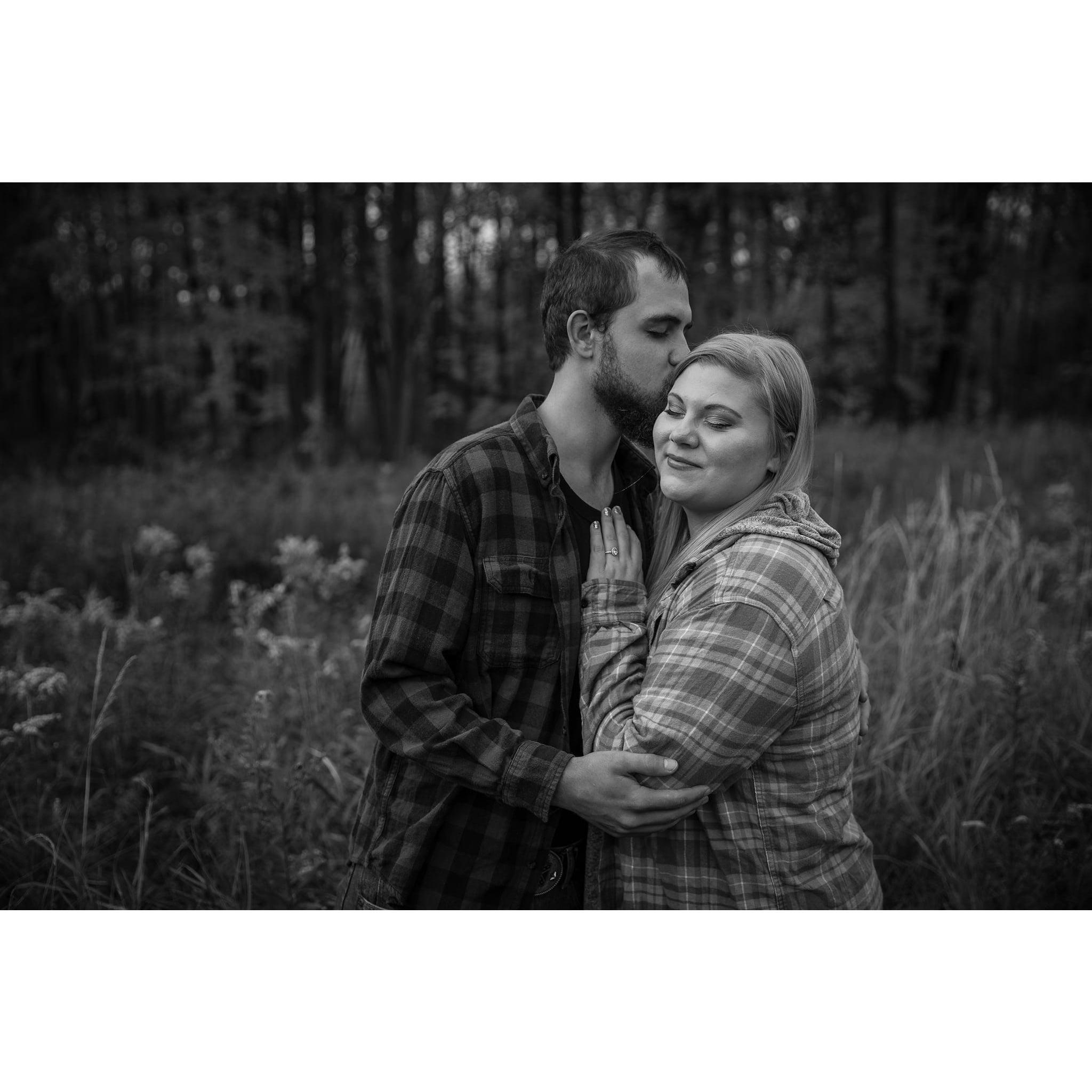 Look how far we've come in over 3 years now. I am blessed to have you by my side and am excited for this next step in our lives. I love you.