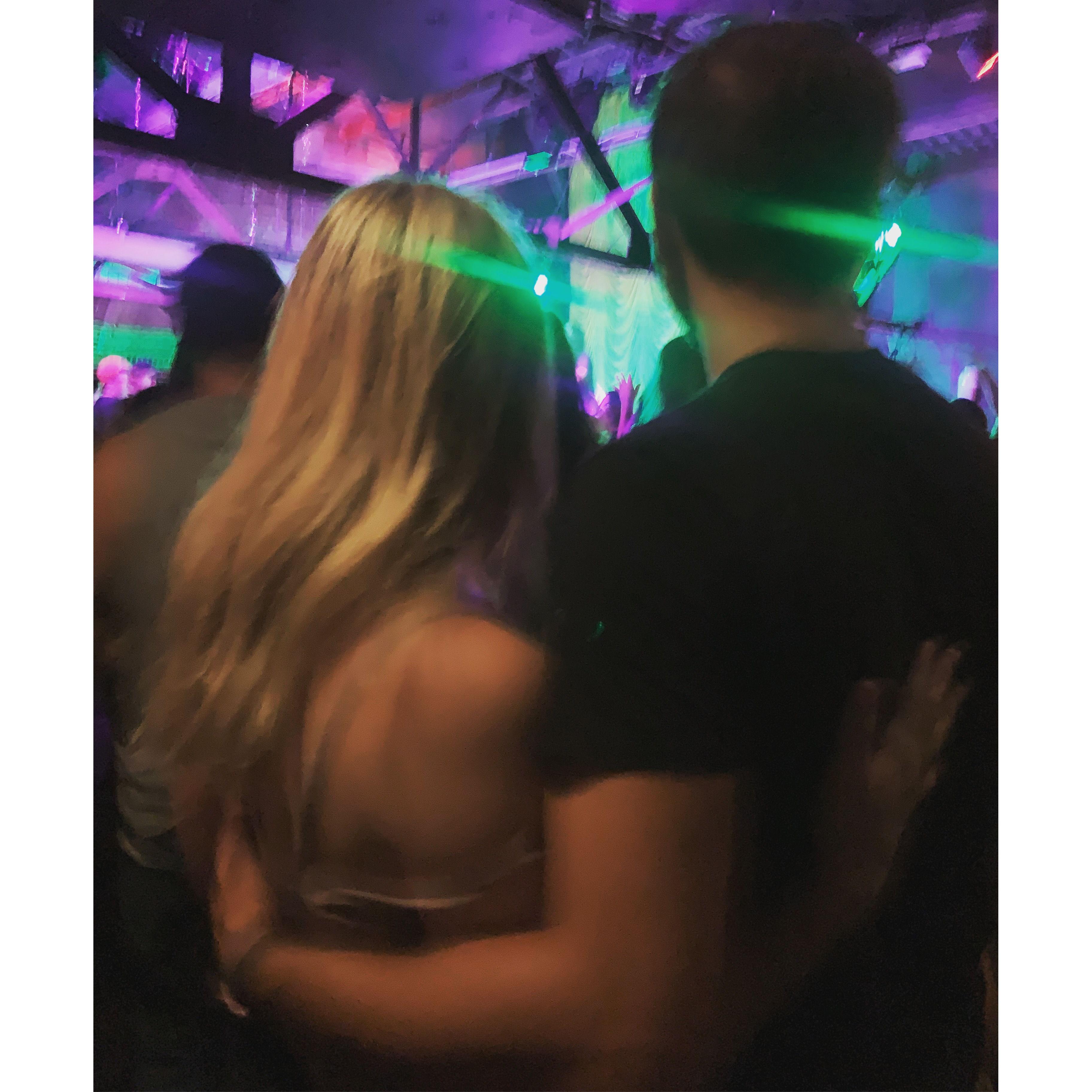 Enjoying Emo night like true elder emos.