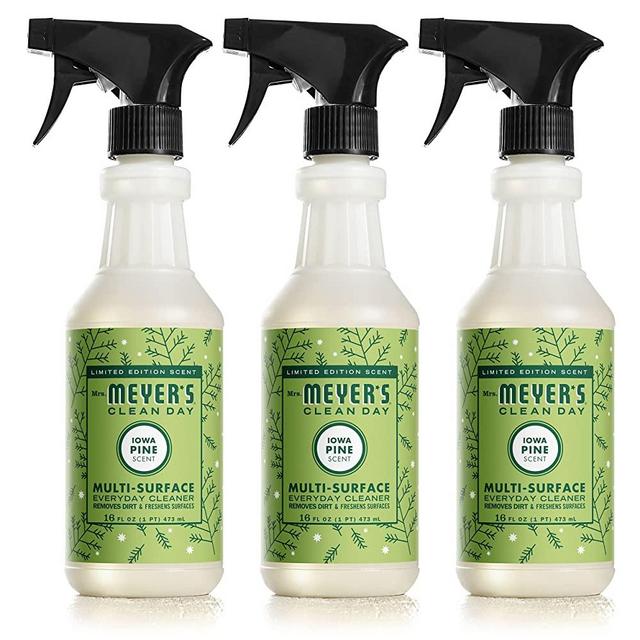 Mrs. Meyer's All-Purpose Cleaner Spray, Limited Edition Iowa Pine, 16 fl. oz - Pack of 3