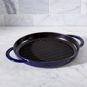 Staub ® Dark Blue Round Pure Grill