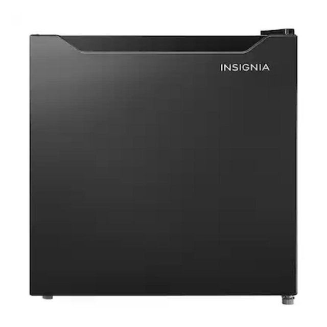 Insignia™ - 1.7 Cu. Ft. Mini Fridge with Door Storage and ENERGY STAR Certification - Black