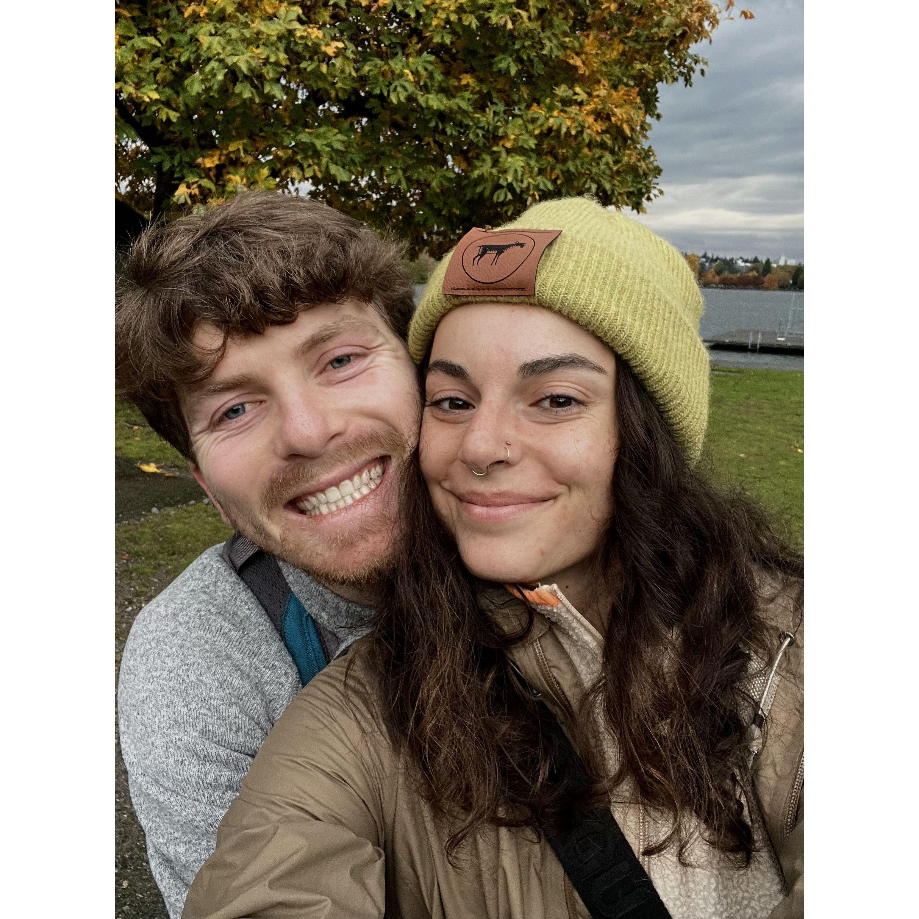 On a rainy walk at Green Lake