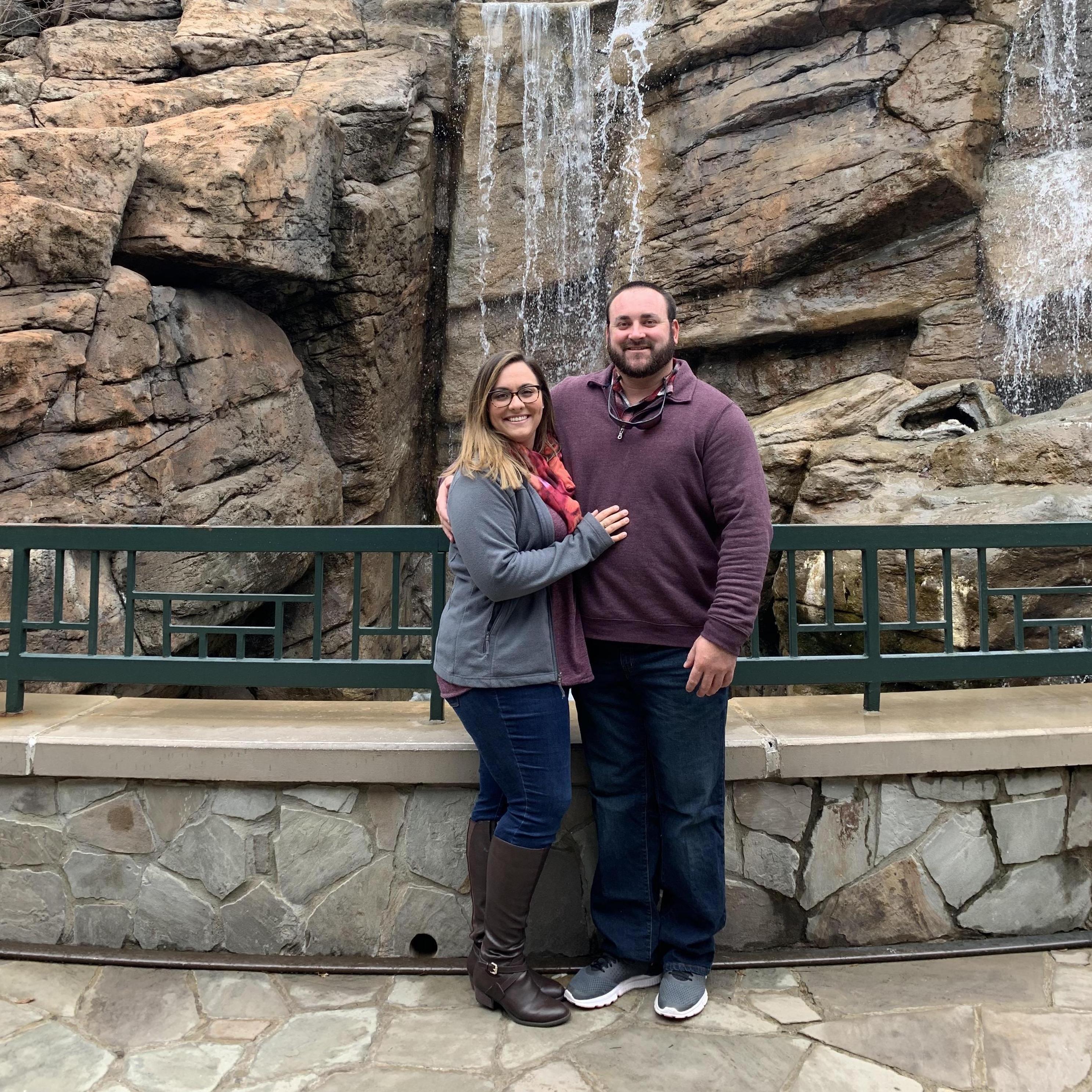 Ringing in the New Year in Asheville, NC. This is the Grove Park Inn where we wandered around the huge fireplace and saw award winning gingerbread houses.