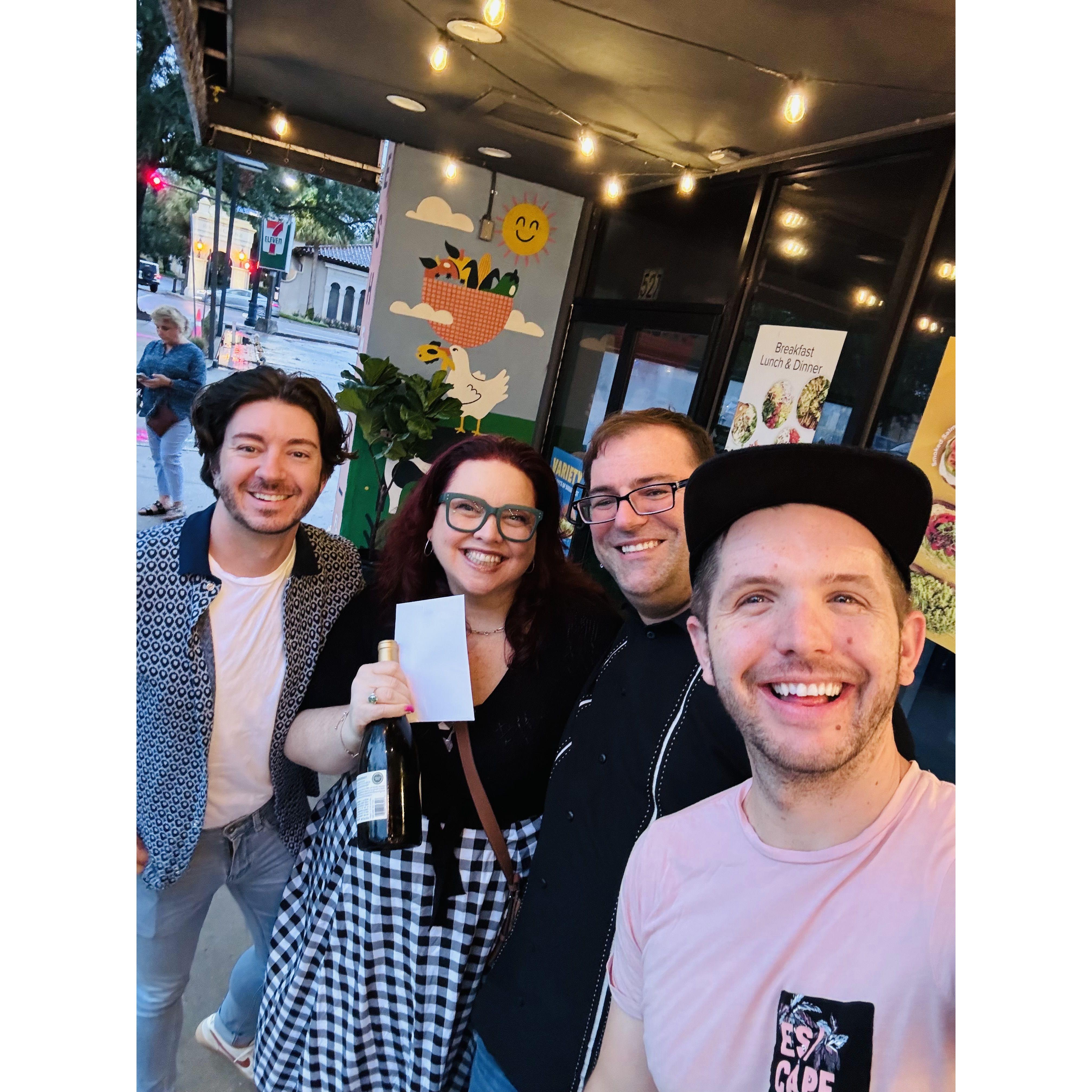 Celebrating our engagement with Colton and Tyler!