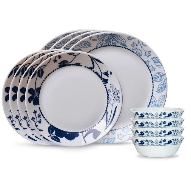 Corelle® Everyday Expressions Glass Rutherford 12-piece Dinnerware Set, Service for 4