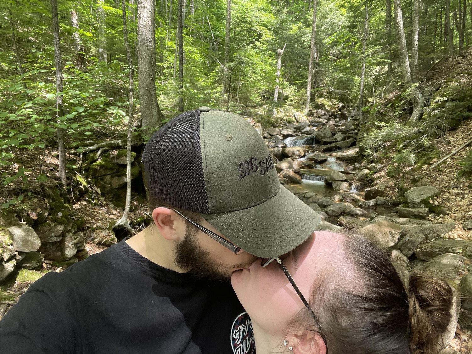 Our first vacation together in North Conway!