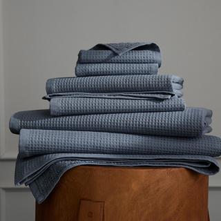 Waffle Terry 6-Piece Bath Sheet Set