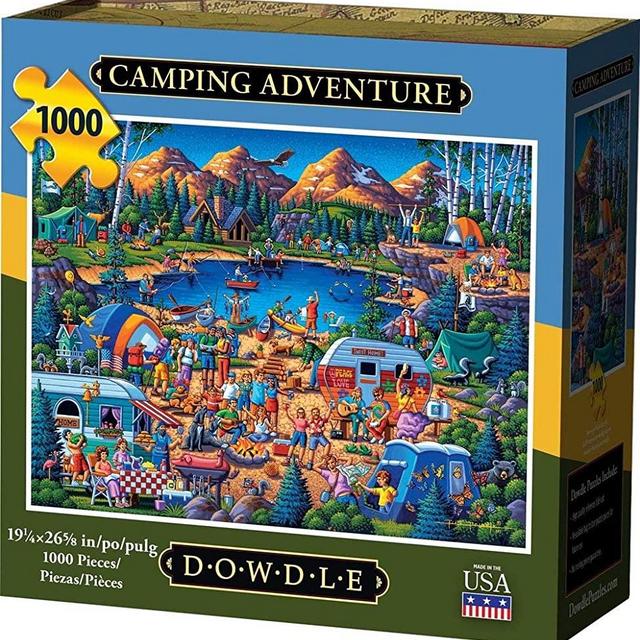 Dowdle Jigsaw Puzzle - Camping Adventure - 1000 Piece