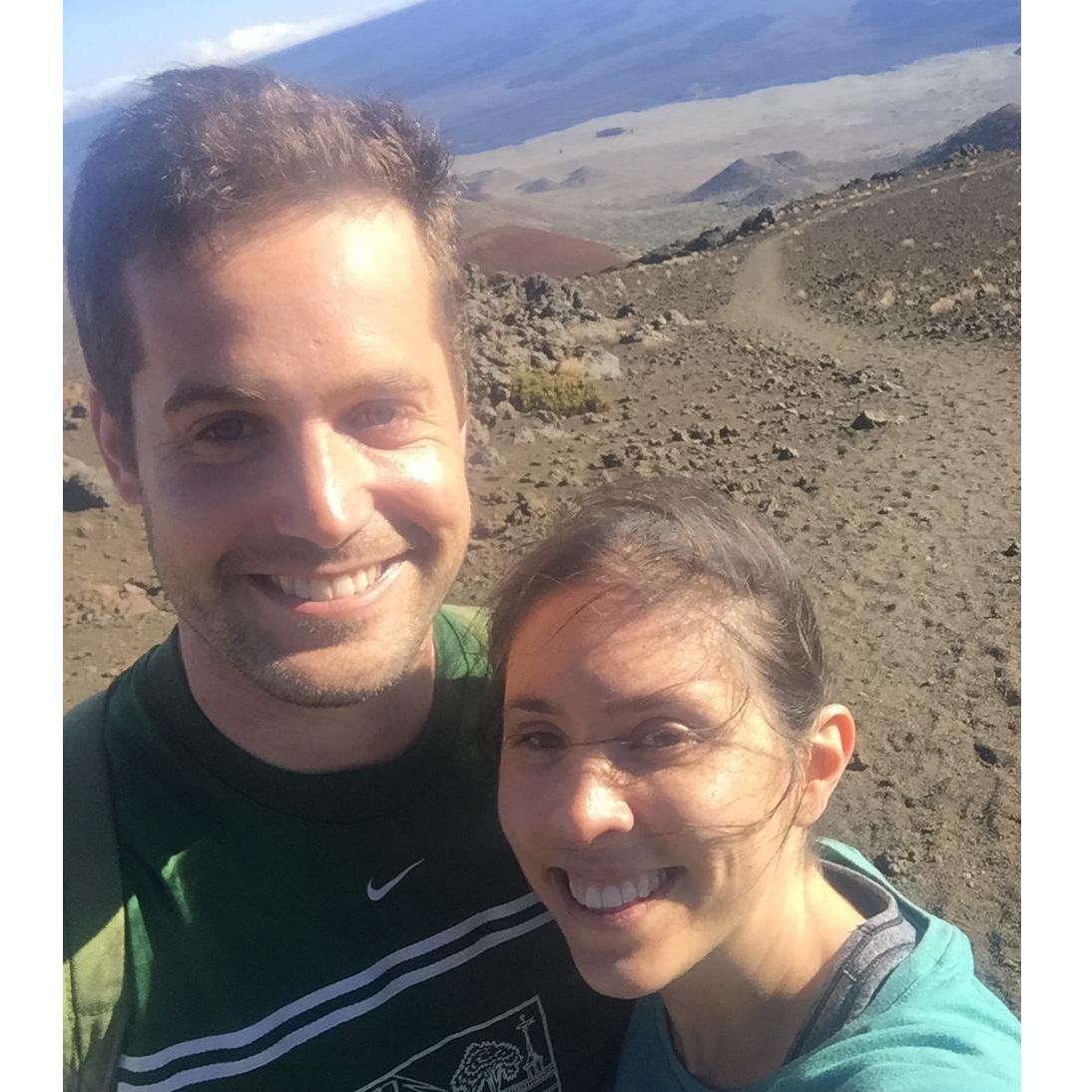 First picture taken after Ian finally mustered up the courage the pop the question