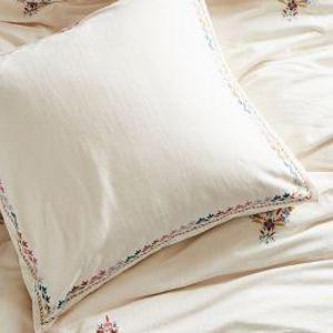 Embroidered Jordenna Euro Sham