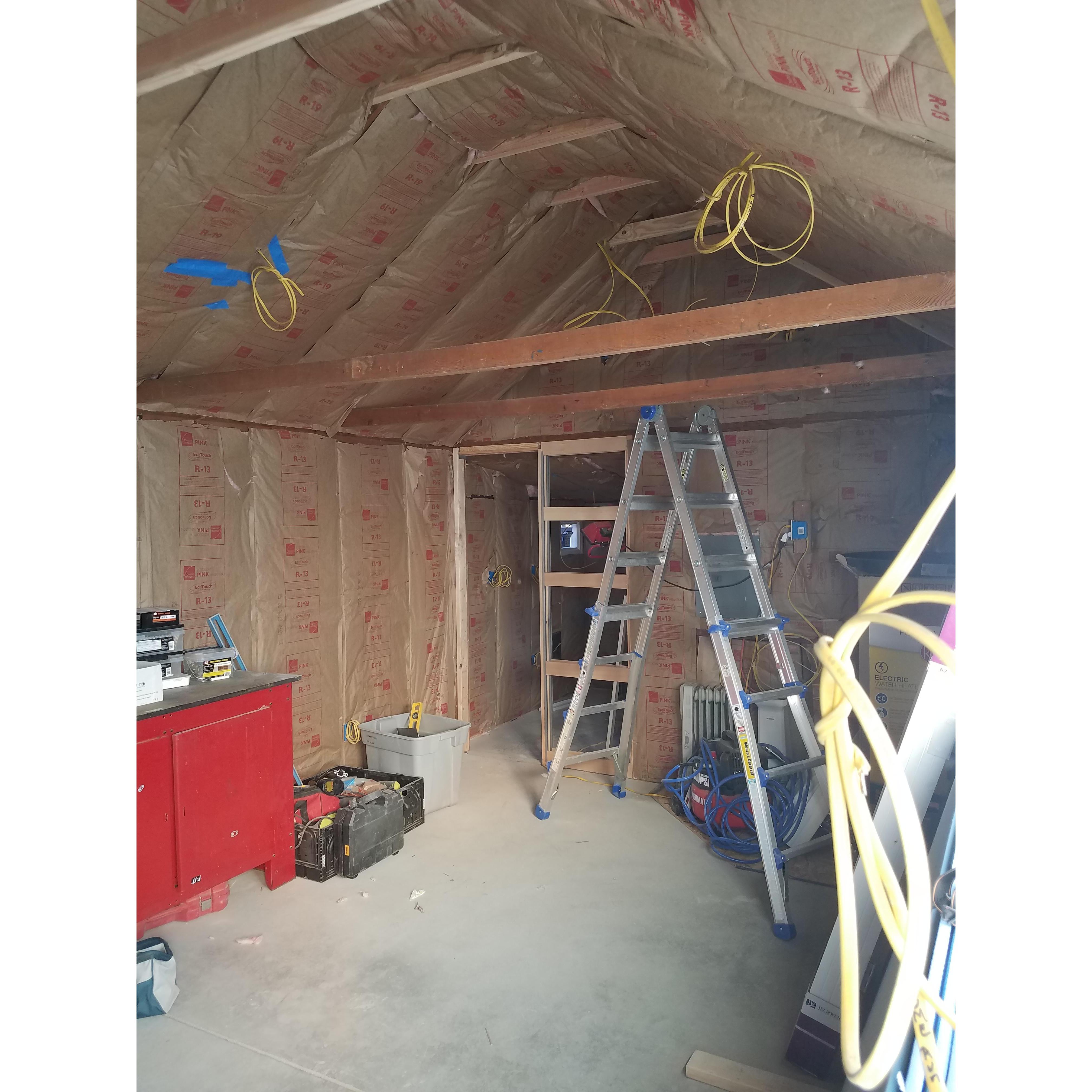 The perpetual tiny home build. ...on track for completion before the wedding!