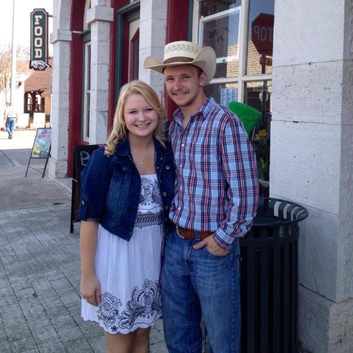 1 year anniversary date. Granbury, TX 2013