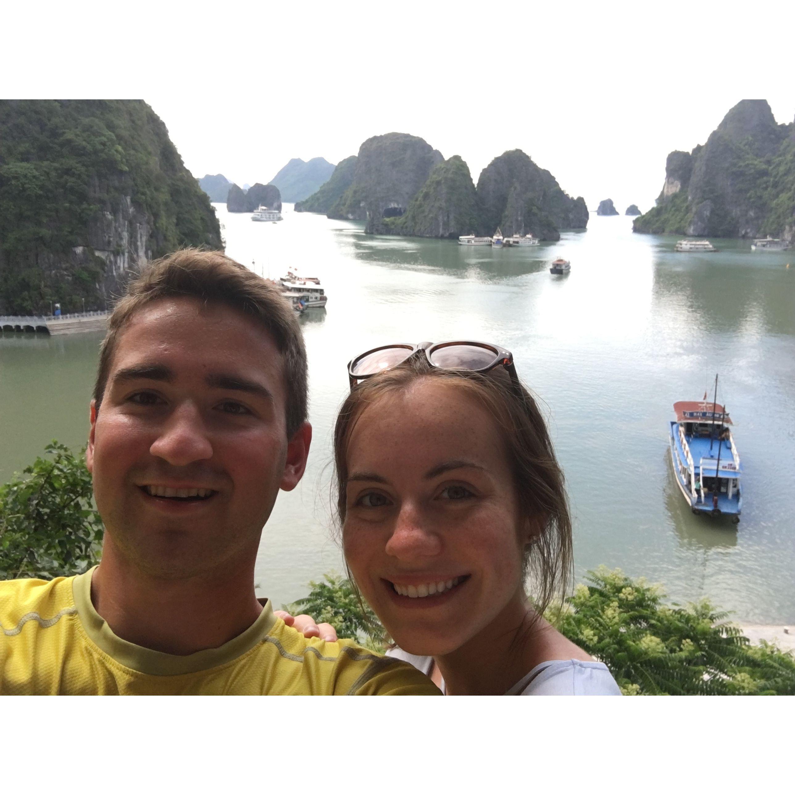 Hiking and boat ride in Hạ Long Bay, Vietnam, 2018