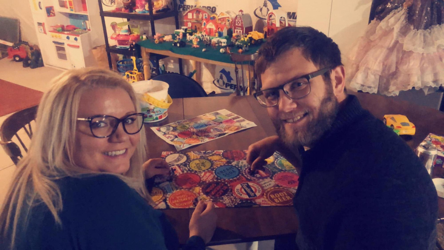 First 300 piece puzzle complete! 🧩✔️