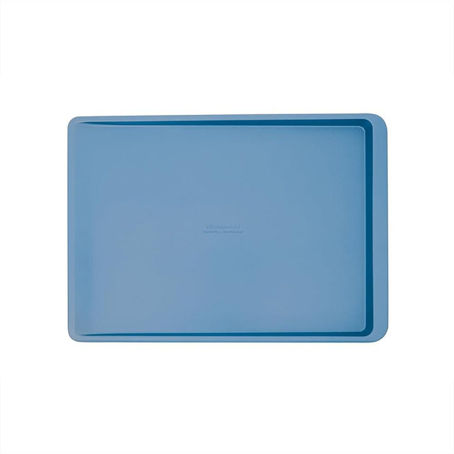 KitchenAid 13x18in Nonstick Aluminized Steel Cookie Slider, Blue Velvet