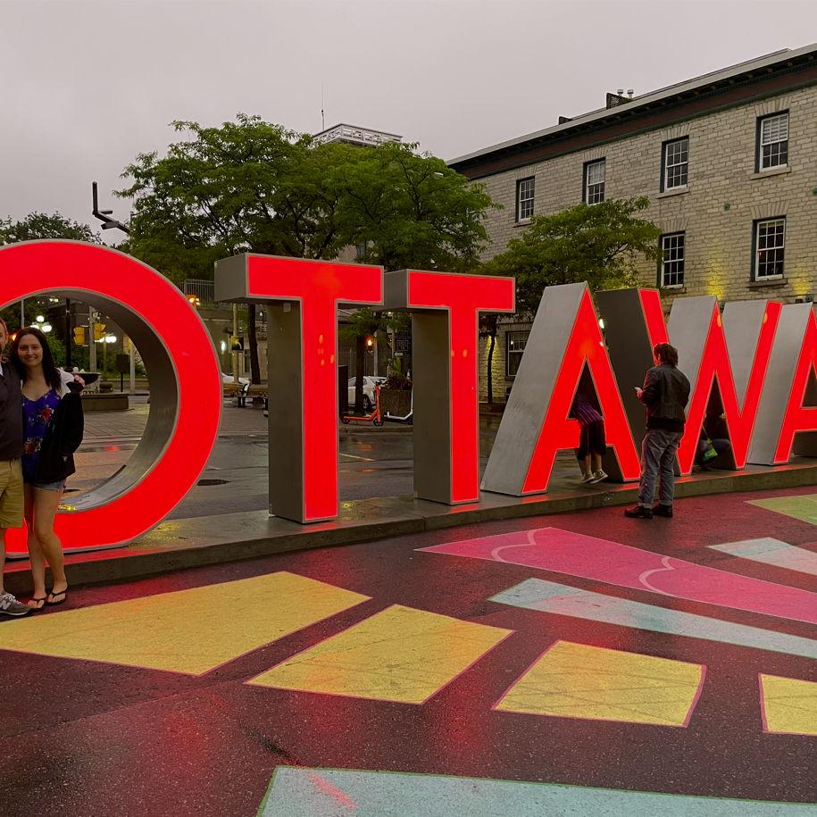 We waited over 20 minutes for this photo, and the family from Montreal still wouldn't get out of it!