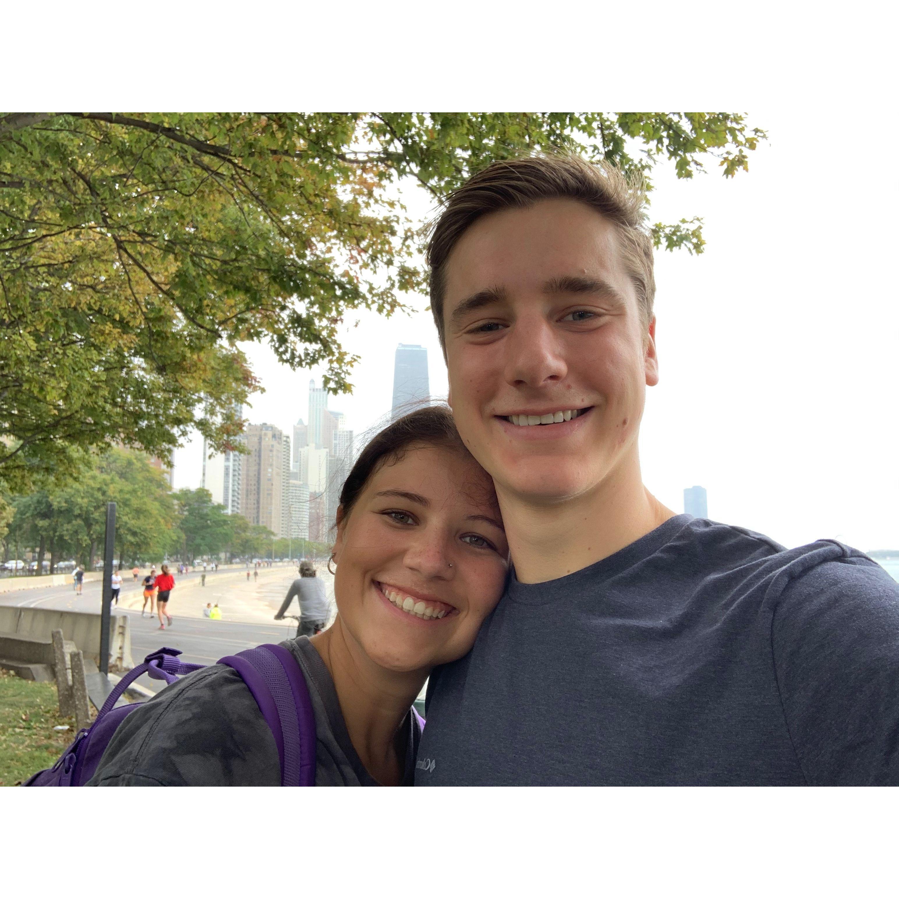 This was our first picture we took together as a couple!