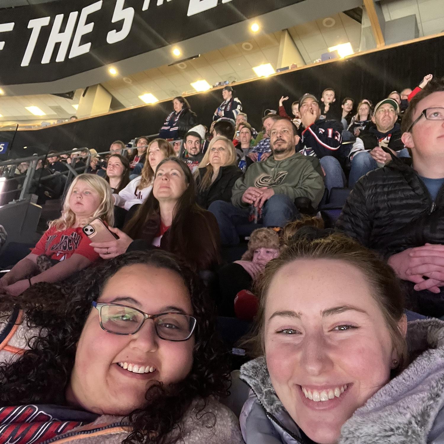 Blue Jackets hockey game (2023)
