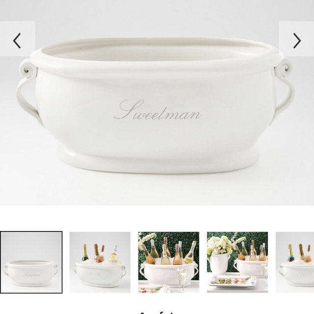 Italian Ceramic Party Bucket