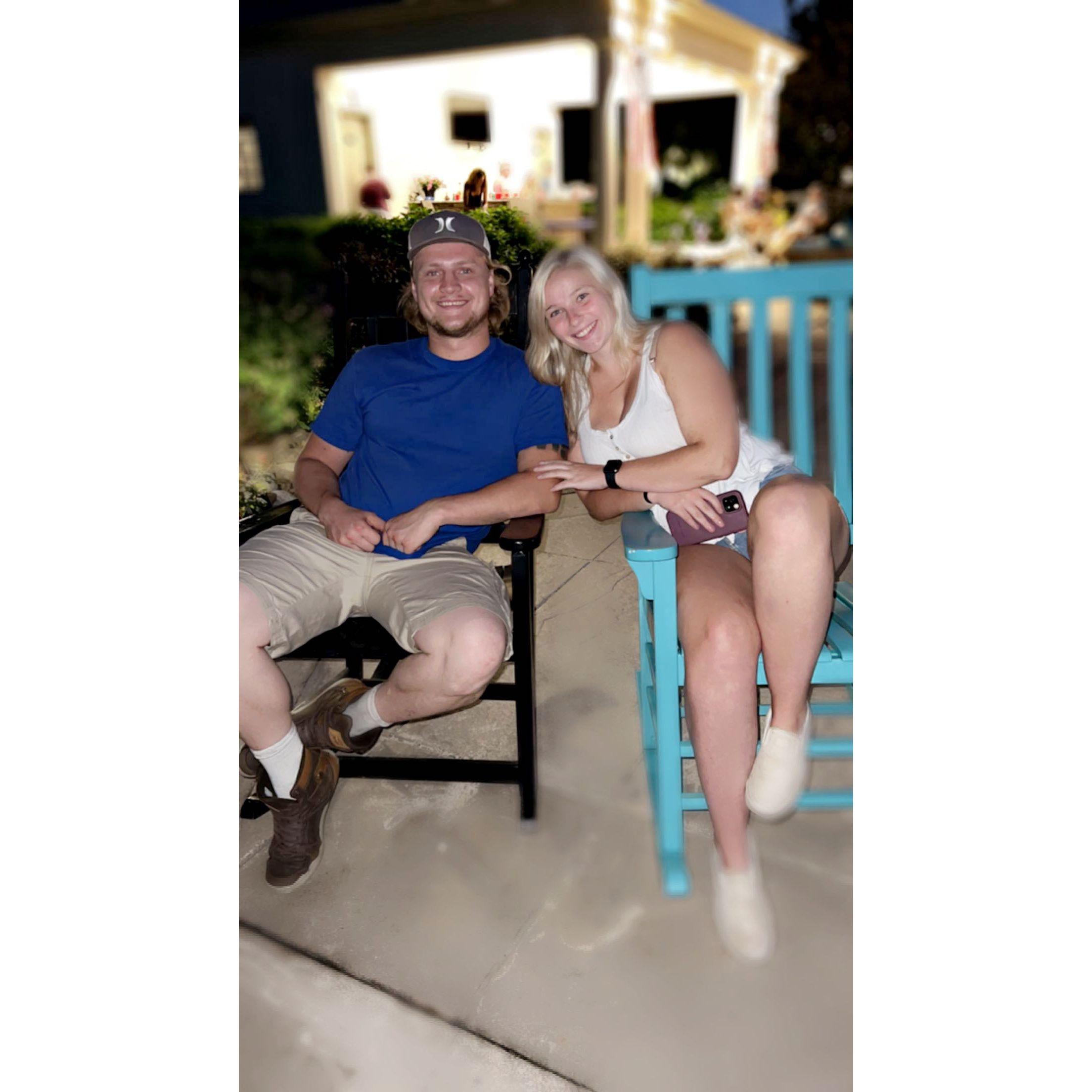 Watching 4th of July Fireworks