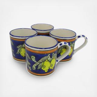 Citronique Coffee Mug, Set of 4