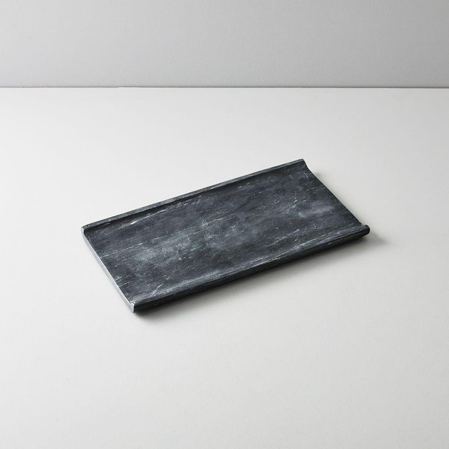 Pure Foundation Marble Tray, Small, Black