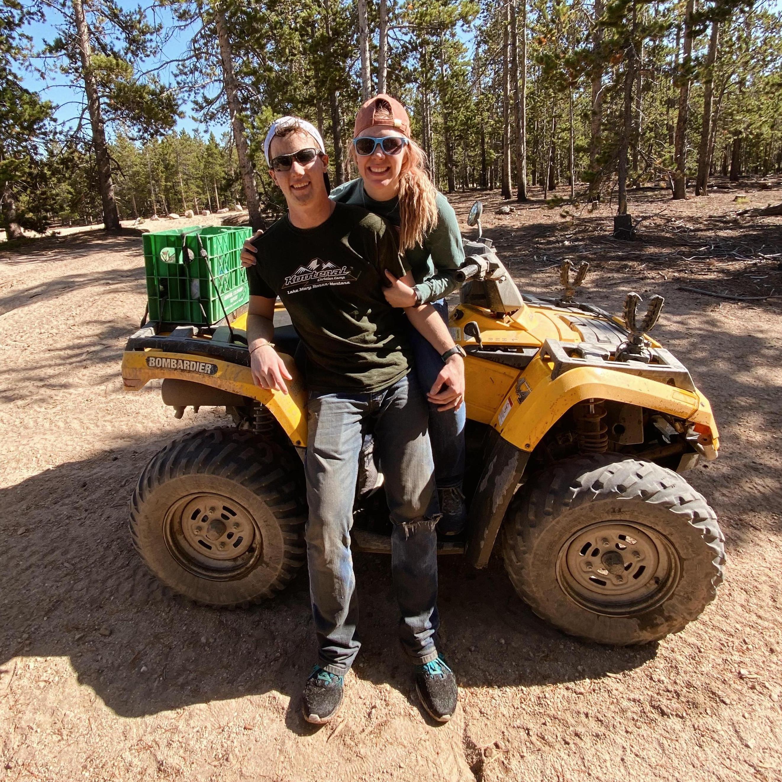 9-5-21 - Took a four-wheeler and went mudding while we had some free time at church camp. So much fun!!