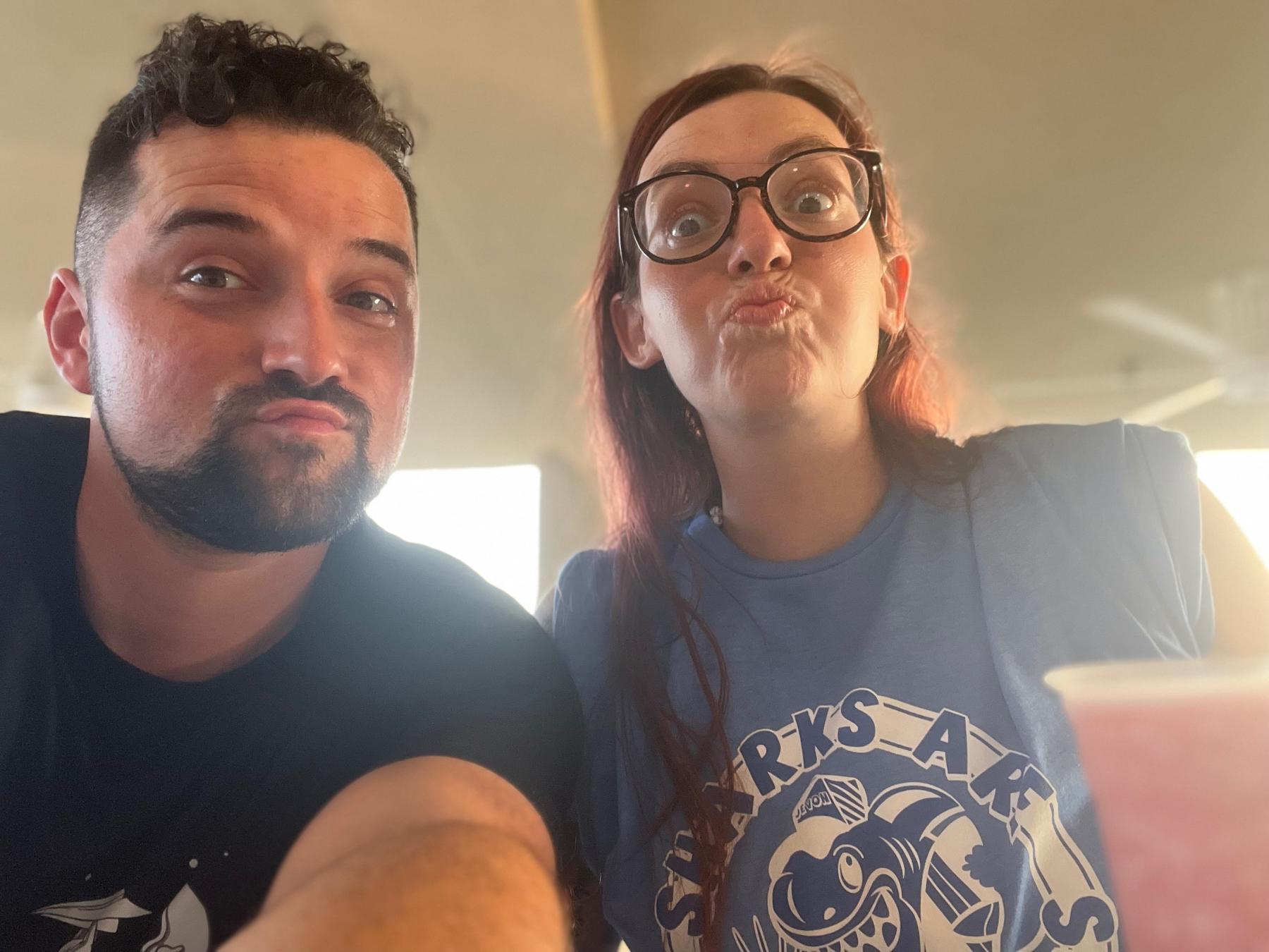 Just two weirdos here once again