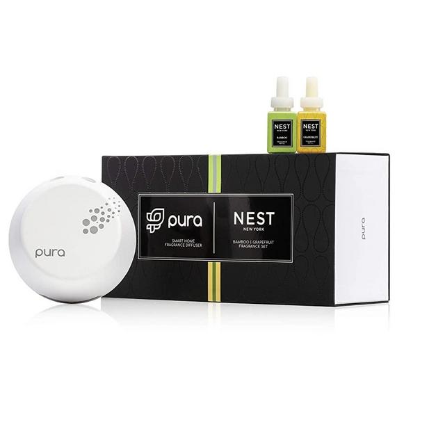 NEST New York Bamboo & Grapefruit PURA Diffuser Set