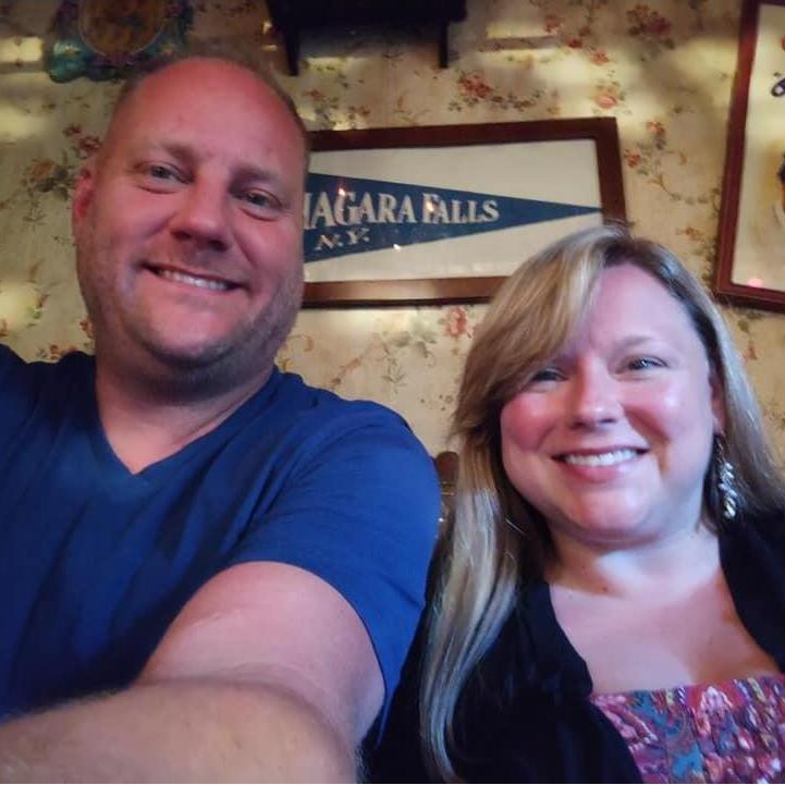 Eating at the Bubble Room in the special couple's corner.  Sanibel Island, 2021.