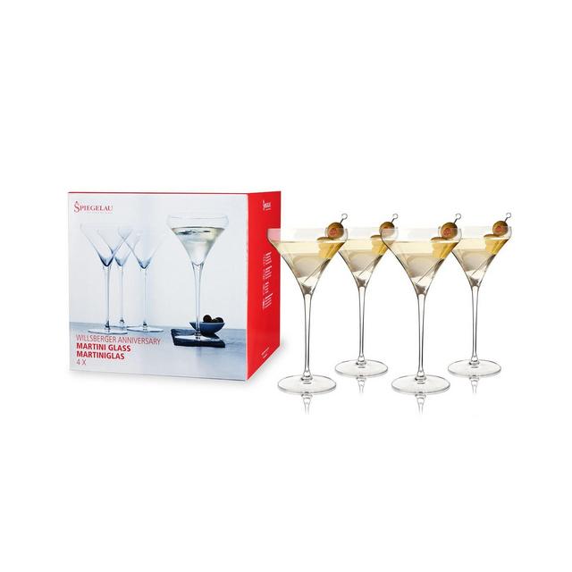 Spiegelau Willsberger Martini Glasses, Set of 4, 9.2 Oz
