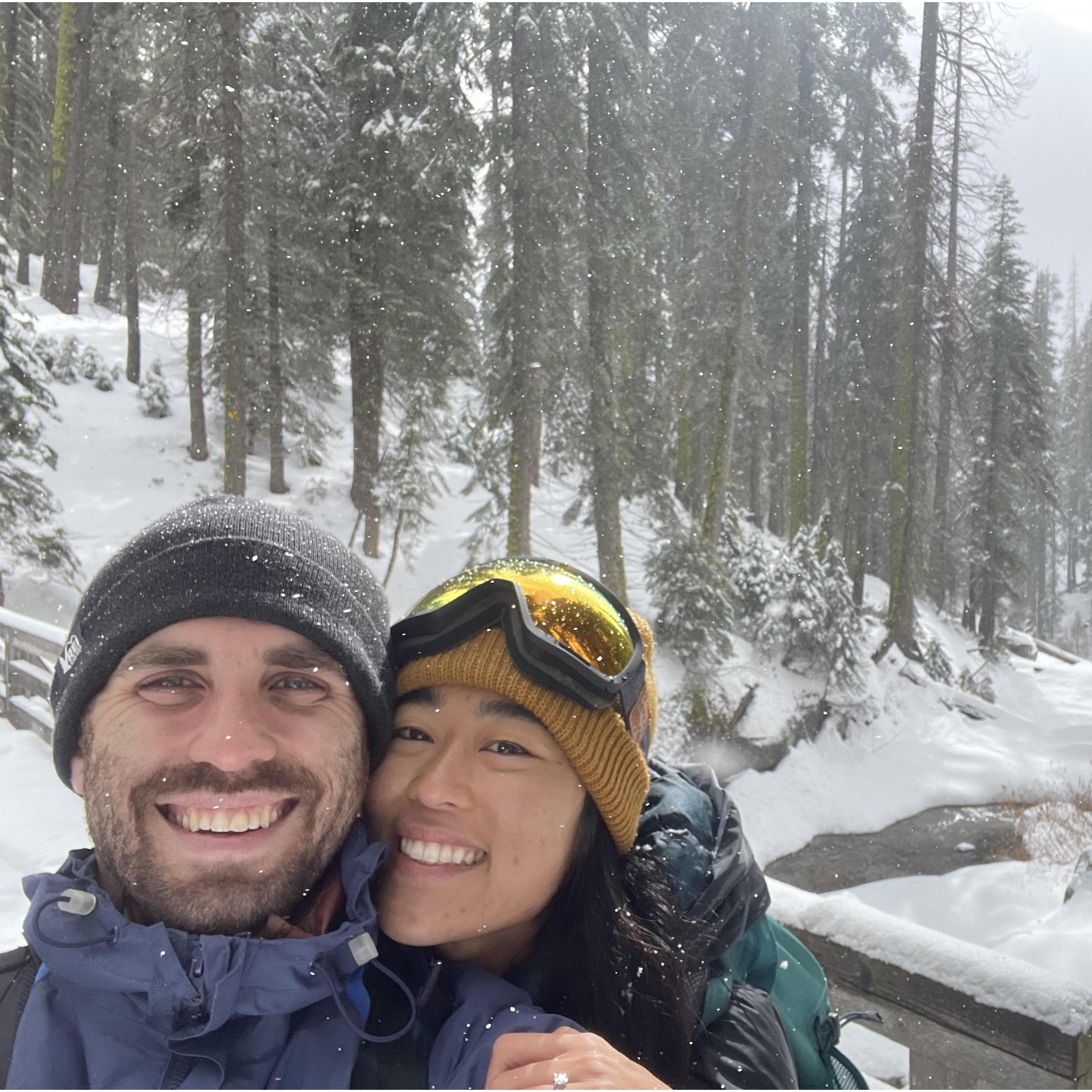 2/13/21
Engaged, at Sequoia National Park!
