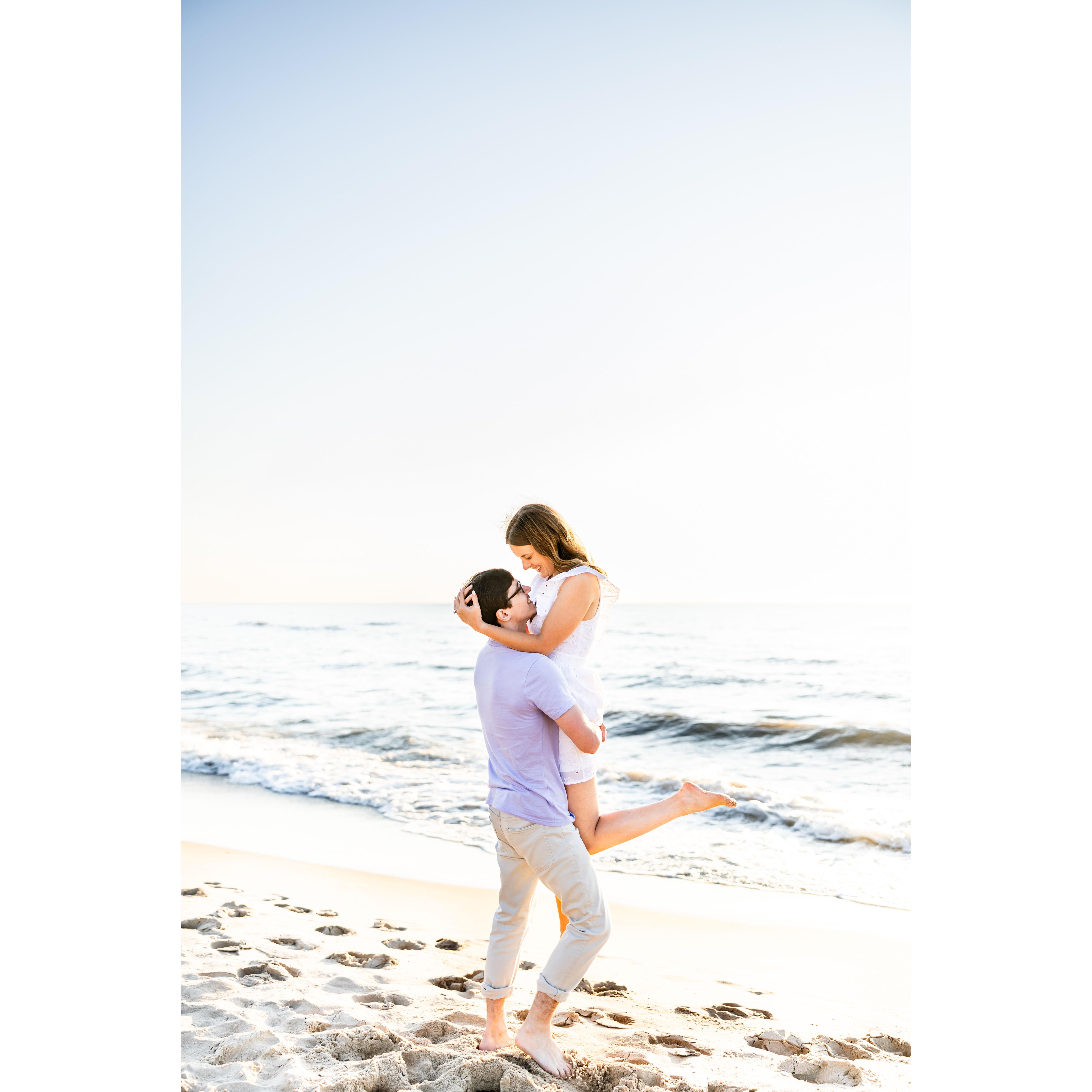 Engagement Photos at Warren Dunes, Michigan