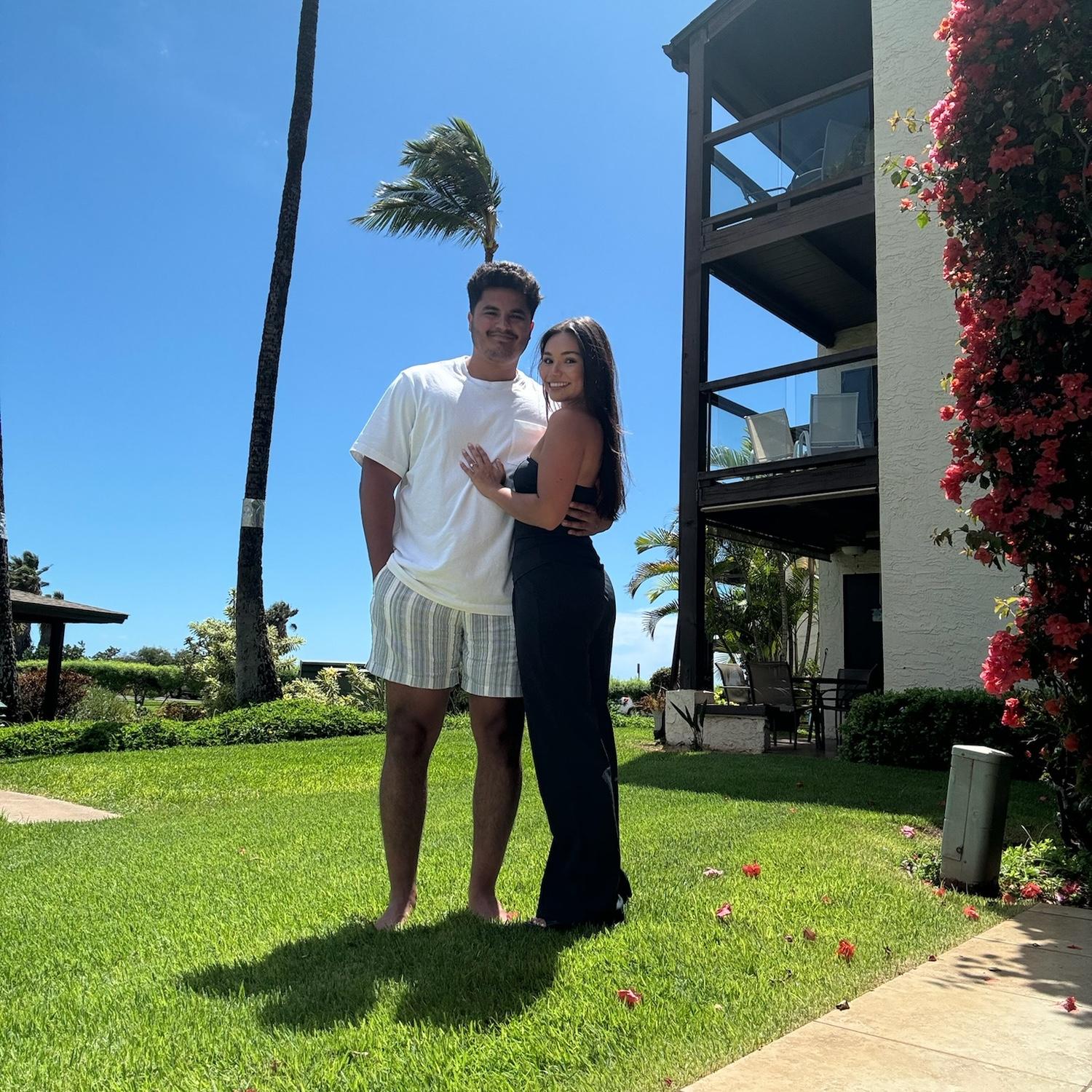 Trip to Maui - newly engaged!