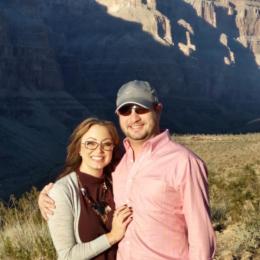 Dinner on the edge of the Grand Canyon