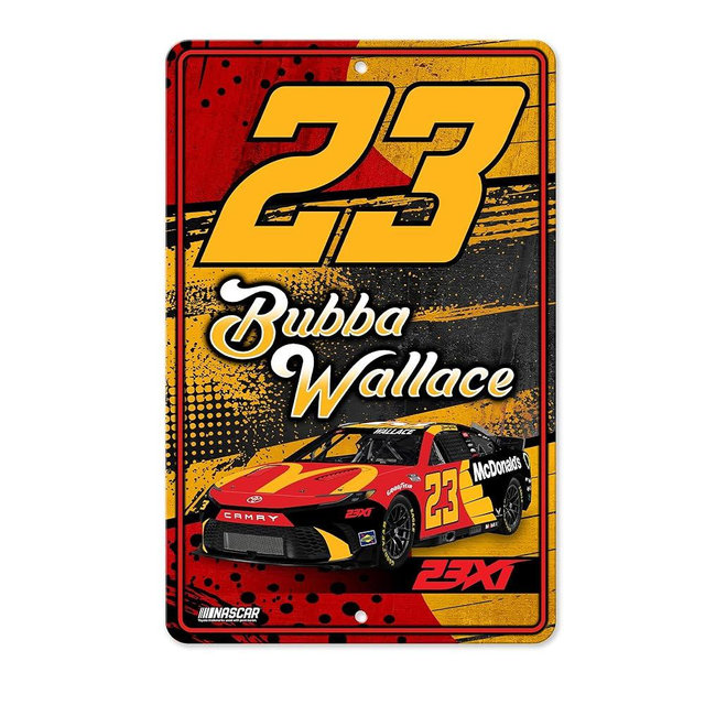 Rico Industries NASCAR Racing 11" x 17" Metal Home Décor Sign