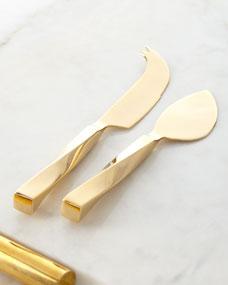 AERIN Leon Cheese Knives, Set of 2
